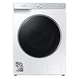 Samsung WW90T936DSH/S3 Waschmaschine, QuickDrive Serie 9, mit Reinigungstechnologie, Digital Inverter und künstlicher Intelligenz, 9 kg, Weiß
